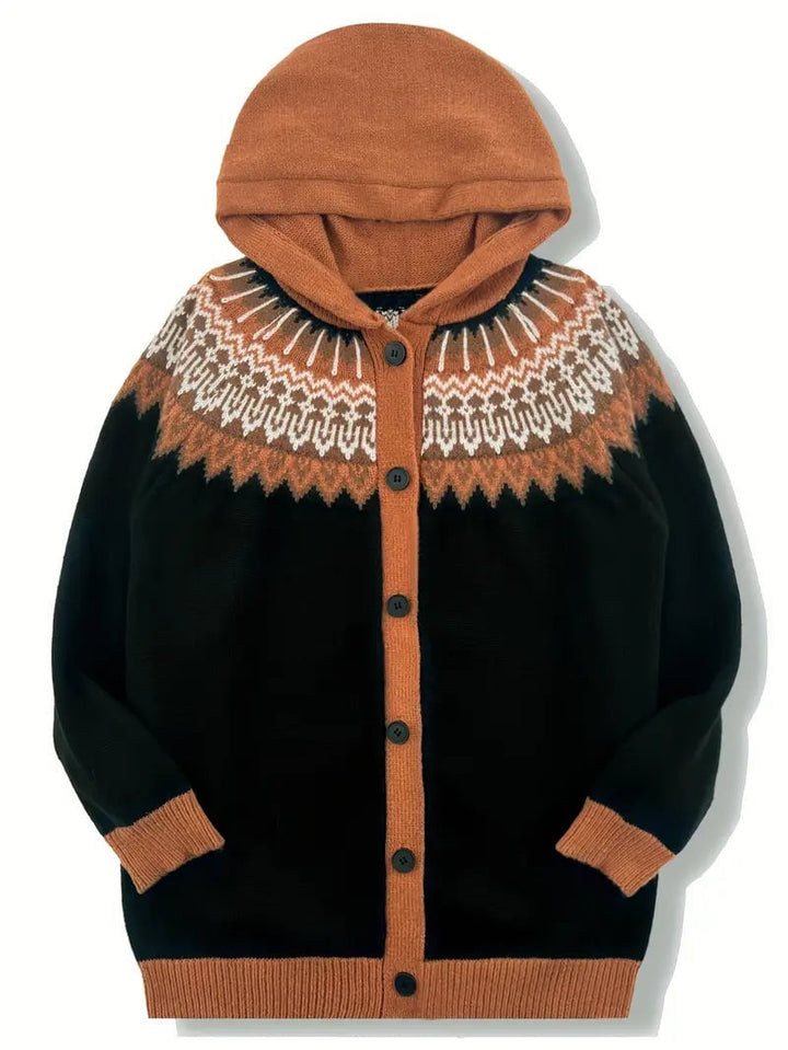 Adeline hooded cardigan in multiple color options laid flat for color comparison