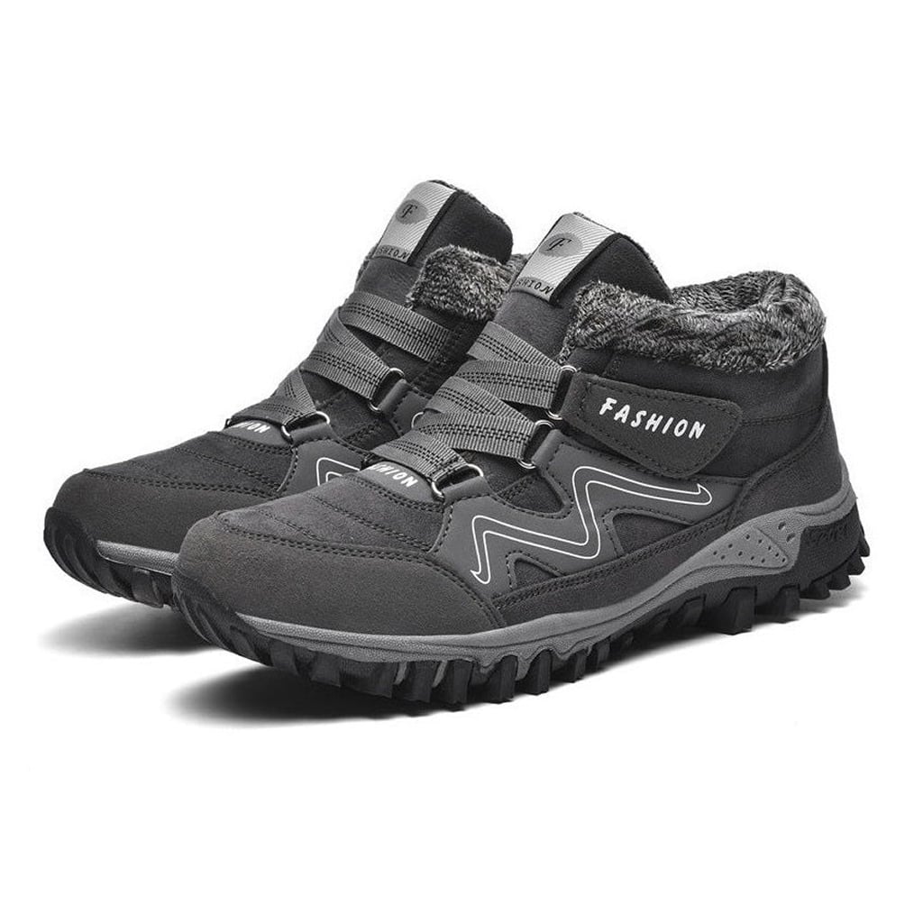 Front view of Anne orthopedic waterproof boots in Black Pink colorway on a white background