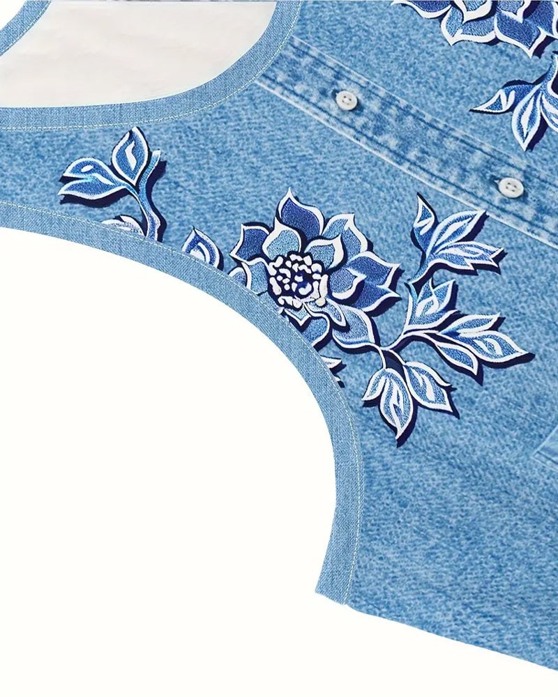Detail shot of Arianna sleeveless dress shoulder and armhole cut