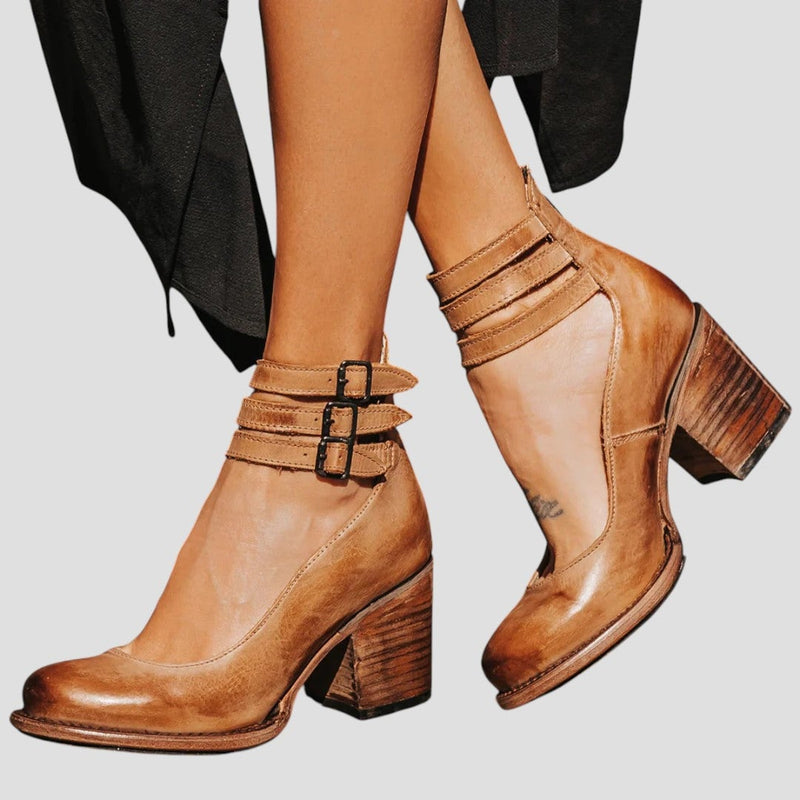 Side profile of comfortable everyday boots showing supportive sole and streamlined design