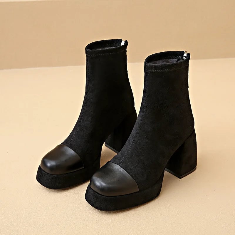 Vento Boots in apricot displayed on a neutral background showing the full boot shape