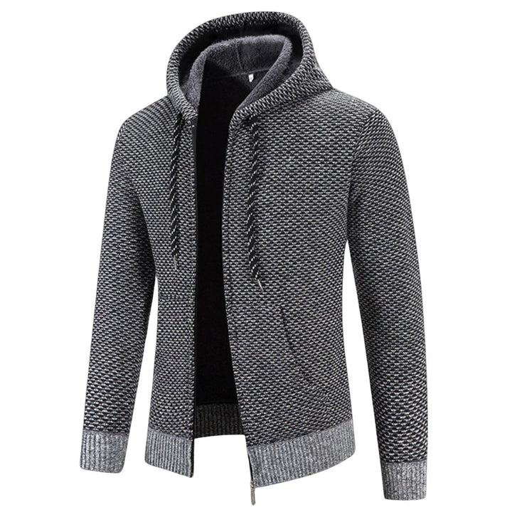 Brown Bellatore knit sweater vest displayed on a model showing tailored slim-fit silhouette