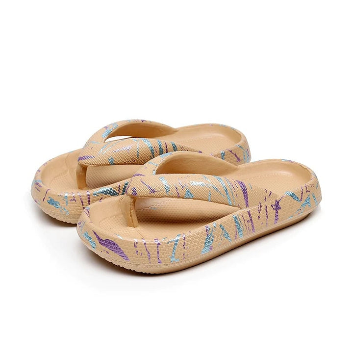 Brooke Khaki Leopard sandal styled with a casual summer outfit