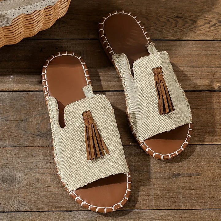 Calla sandals in Style 5 colorway displayed on a neutral surface