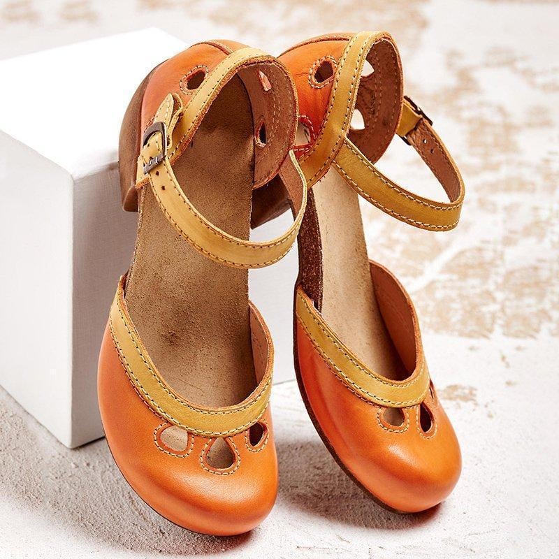 Charlotte orthopedic sandals in green displayed on a clean white background, top-down view