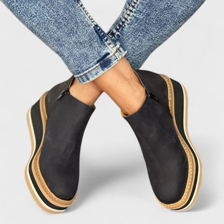 Chloe waterproof shoes in multiple colors arranged together showing full color range