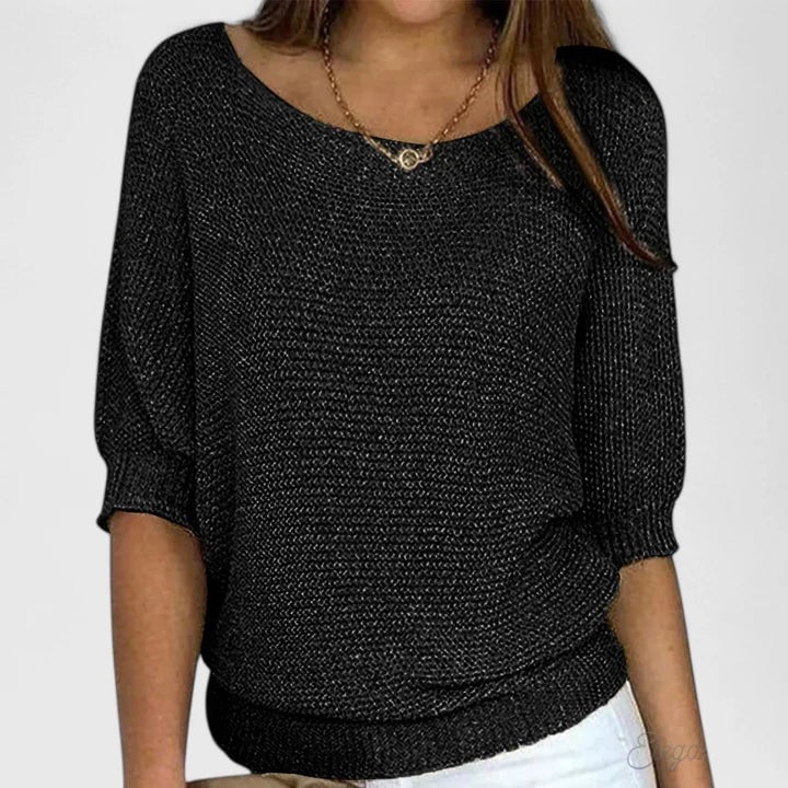 Florimay Claire sweater styled for an effortless everyday outfit