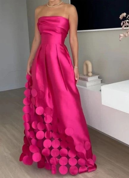 Alternate view of the Clementine women's wedding guest dress highlighting the fit and design details