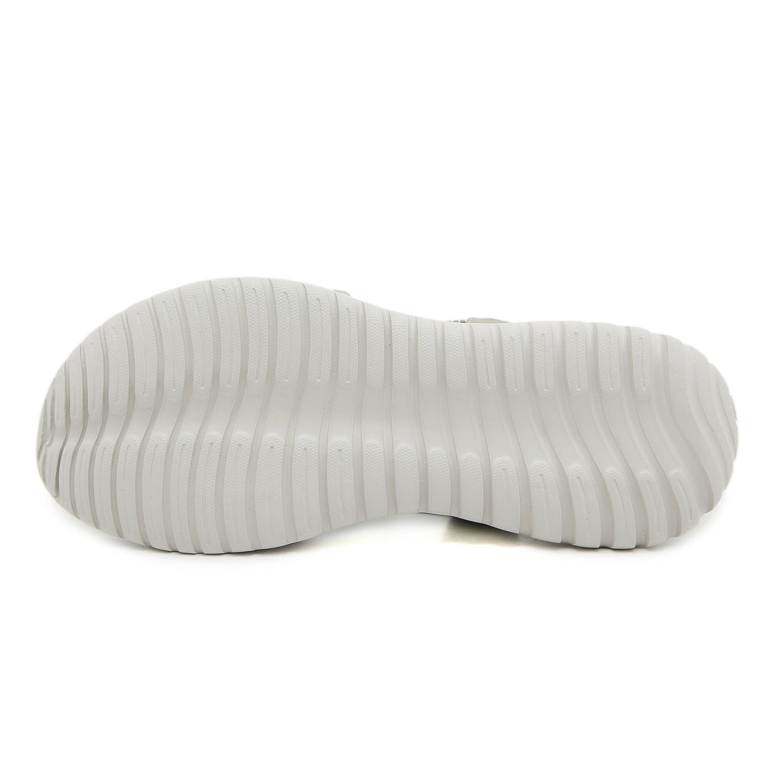 Close-up of Cosette sandal cushioned footbed showing orthopedic arch support