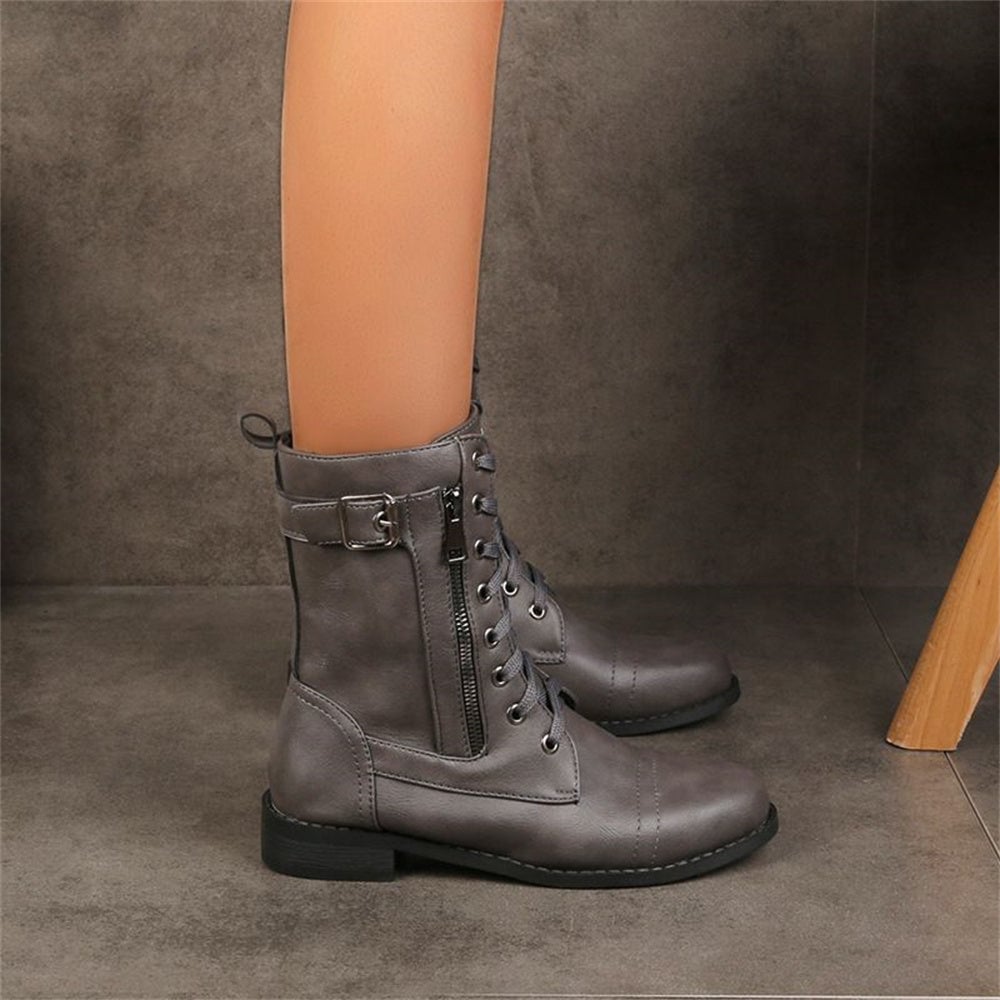 Sole view of orthopedic boot showing non-slip traction outsole