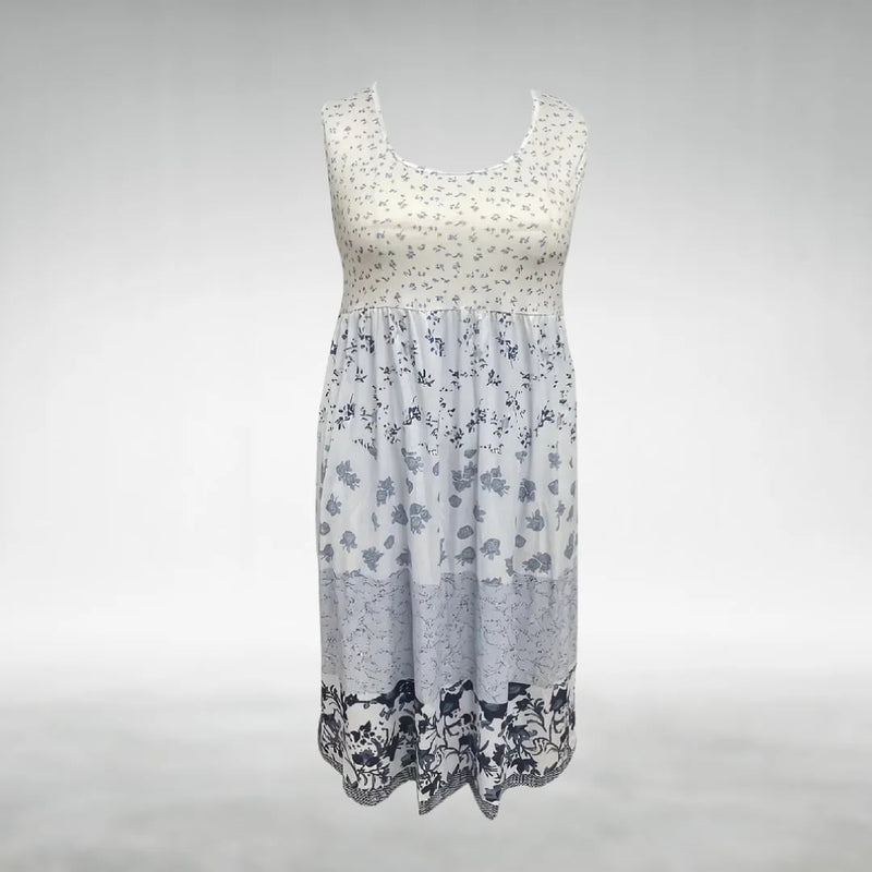 Close-up of the refined lace detailing and elegant finishing on the Darby evening dress