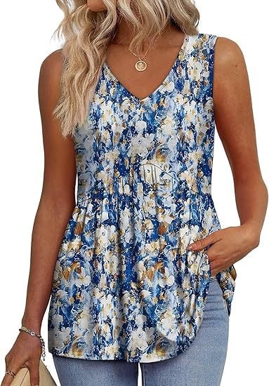 Flat lay of a lightweight sleeveless top in white showing fabric texture and relaxed drape