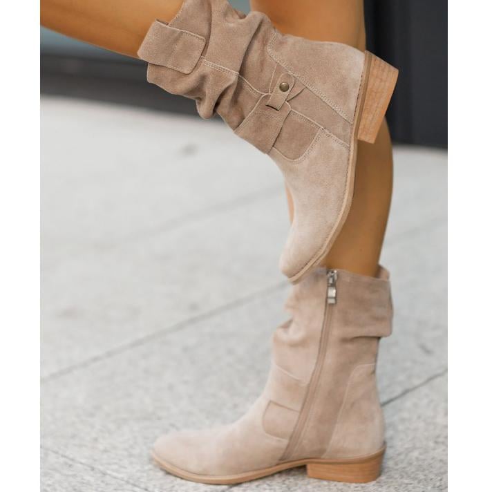 Flat lay of all five Eileen ankle boot color options side by side