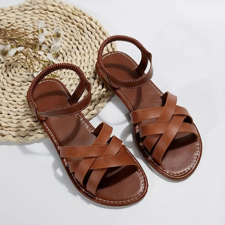 Ellery women's sandals in yellow showing lightweight breezy design from above