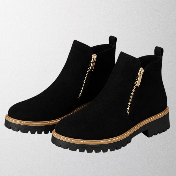 Elma shoe sole and heel view showing supportive construction and quality finish