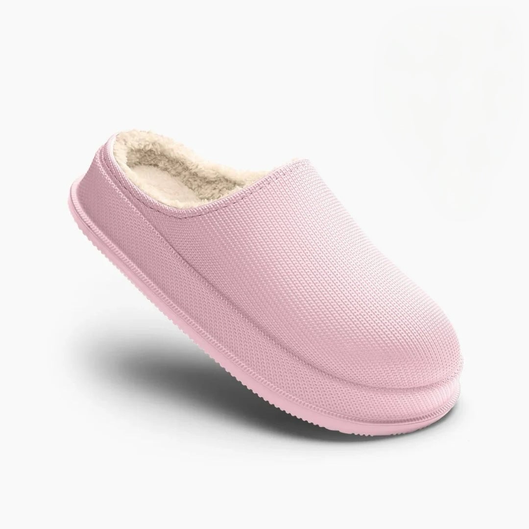 Close-up of Ember sandal cushioned sole and soft interior lining detail