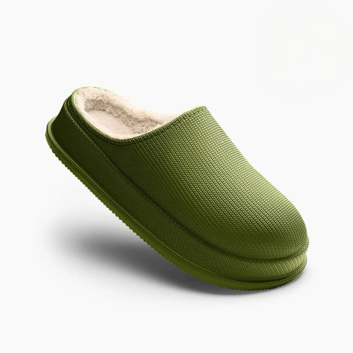 Ember sandals in grey and green color options side by side