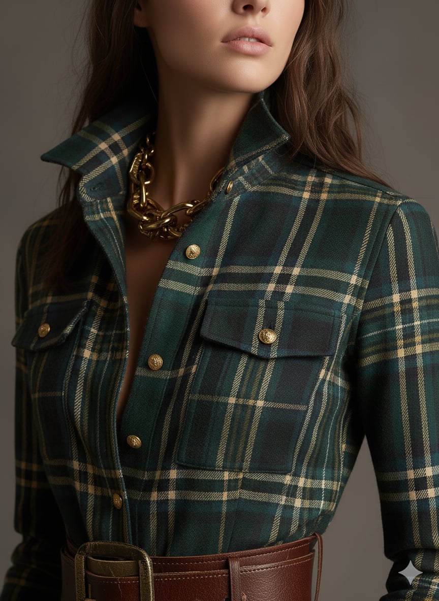 Overhead flat lay of the Felicity classic shirt dress in dark brown showing full length