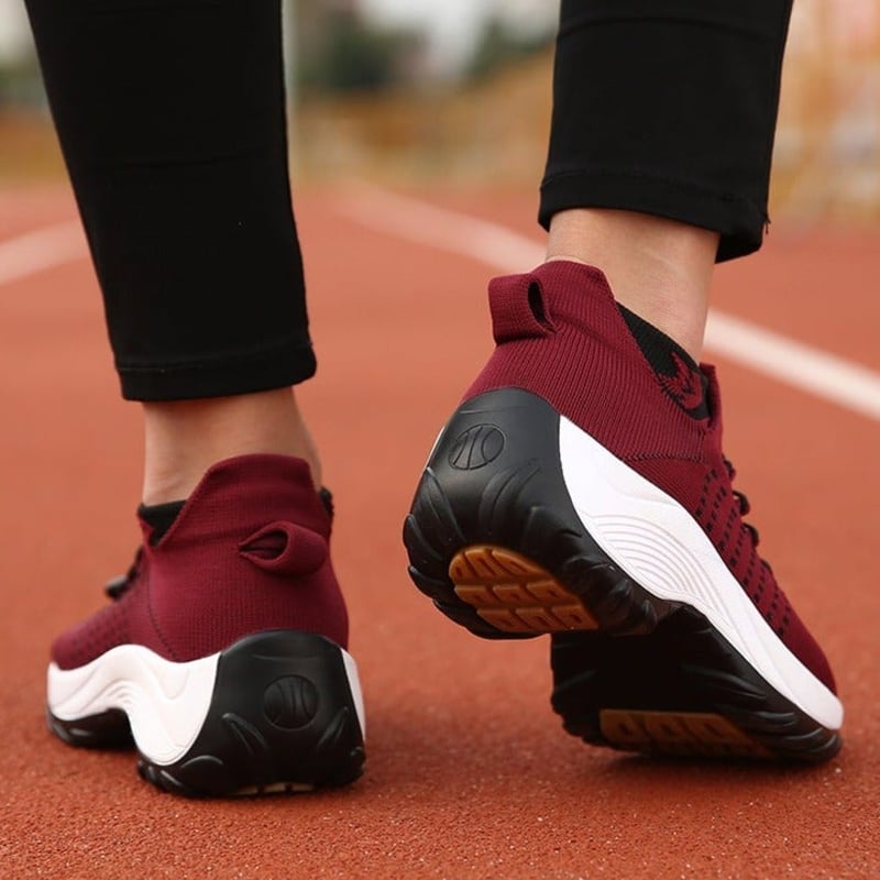 Felicity orthopedic shoe sole detail showing cushioned arch support and flexibility