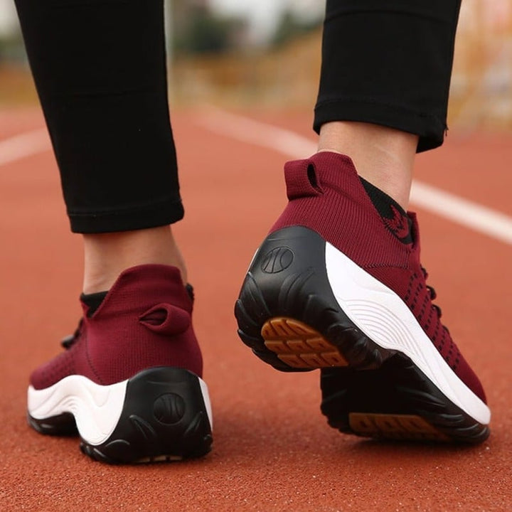 Felicity orthopedic shoe sole detail showing cushioned arch support and flexibility