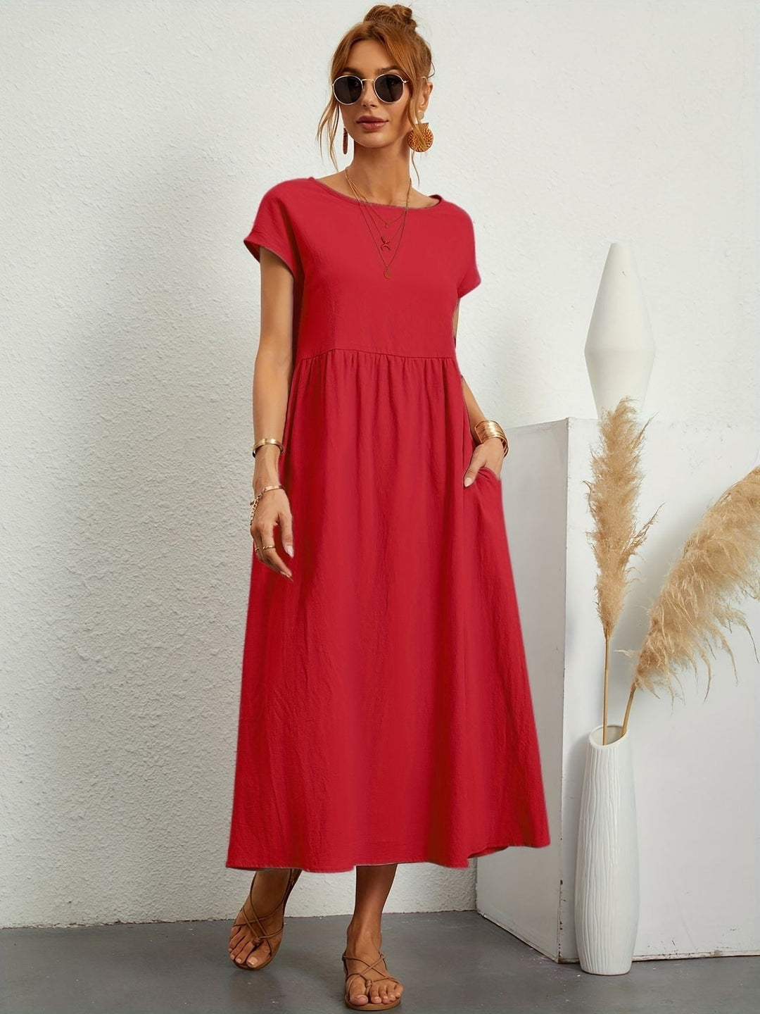 Florence dress shown in black colorway demonstrating versatile styling