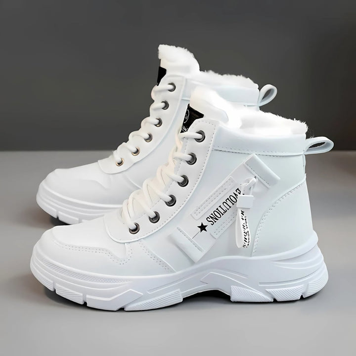 Freya comfort boots styled with an everyday outfit, showcasing their versatile leg-lengthening design