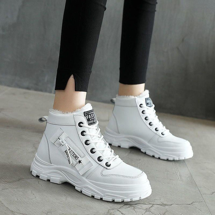 Florimay Freya comfort boots pair shot showing multiple color options side by side