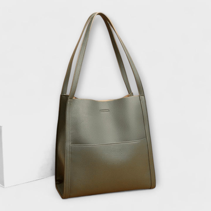 Freydis structured handbag in Black colorway perfect for work or evening