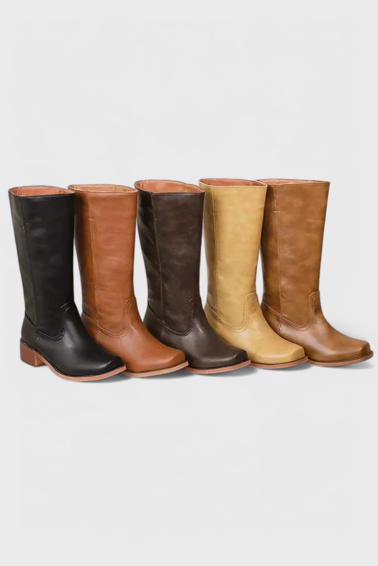 Grace modern classic boots collection showing multiple color options side by side