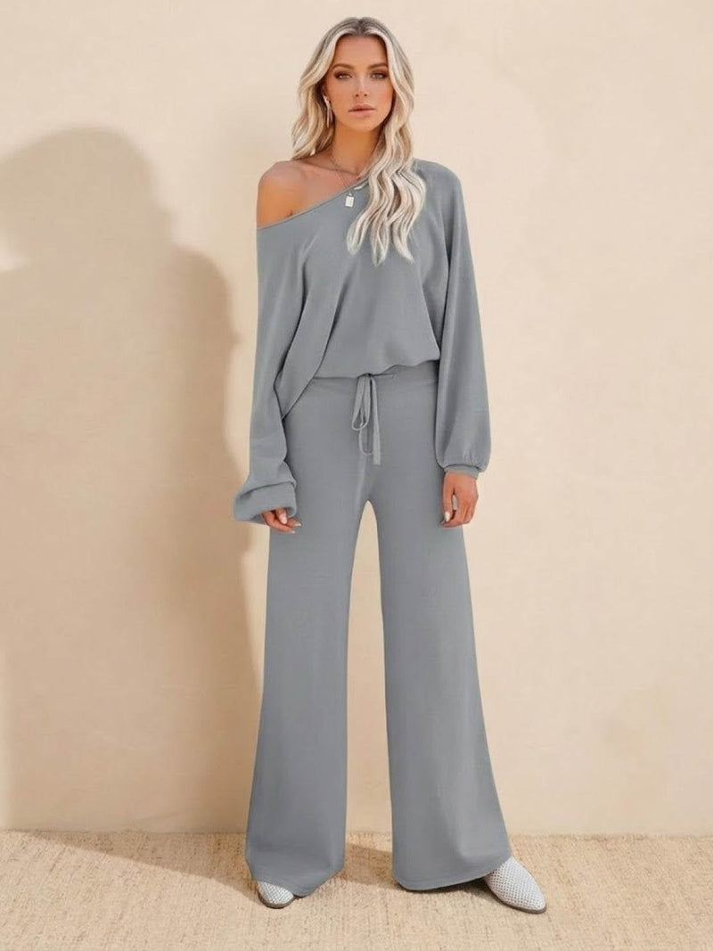 Close-up of the Hailey sweatshirt cropped hem and ribbed cuffs in apricot