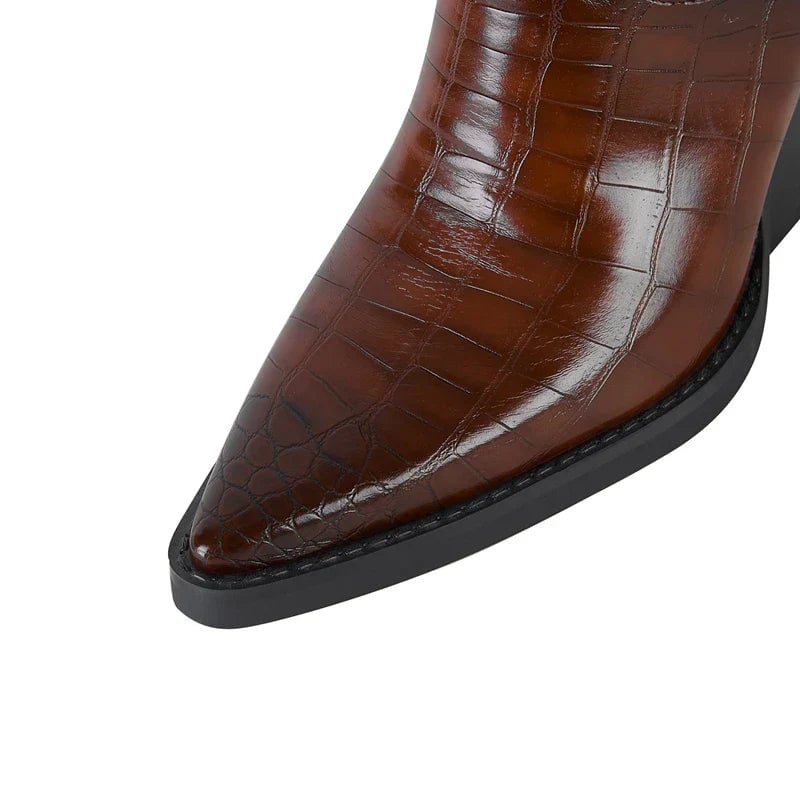 Side profile of the Westy ankle boot showing supportive sole and ankle-height cut