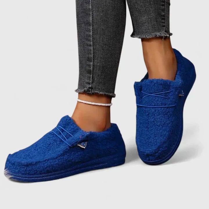 Hana orthopedic loafers styled with straight-leg jeans showing everyday casual outfit pairing
