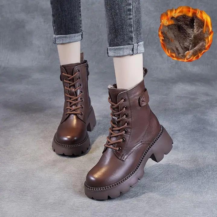 Holly orthopedic boots in black styled with casual jeans and a relaxed top