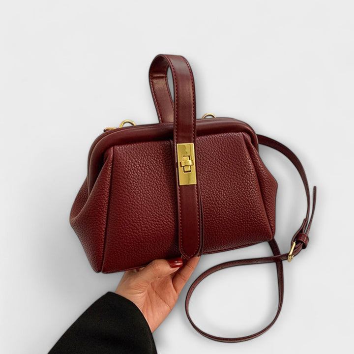 All four color options of the Idrine mini handbag displayed together