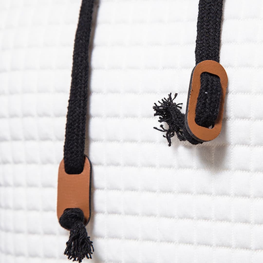 Overhead flat lay of all four colorways of the Jasper Comfort Hoodie