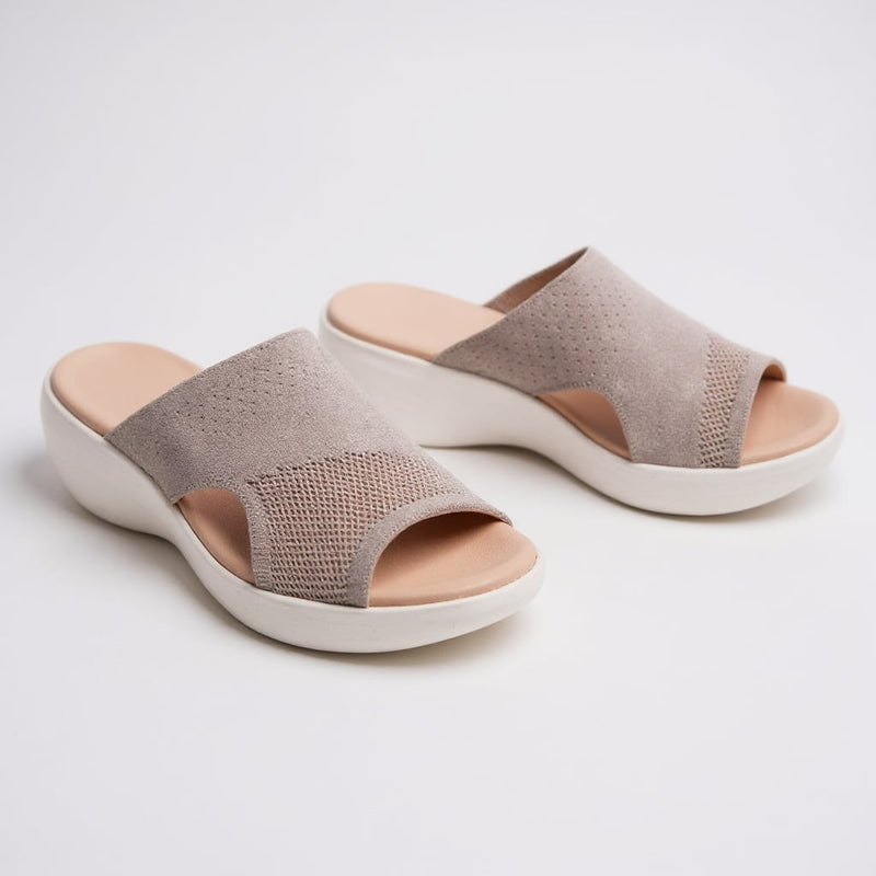 Jovie women's orthopedic adjustable sandal with contoured footbed and cushioned sole in black