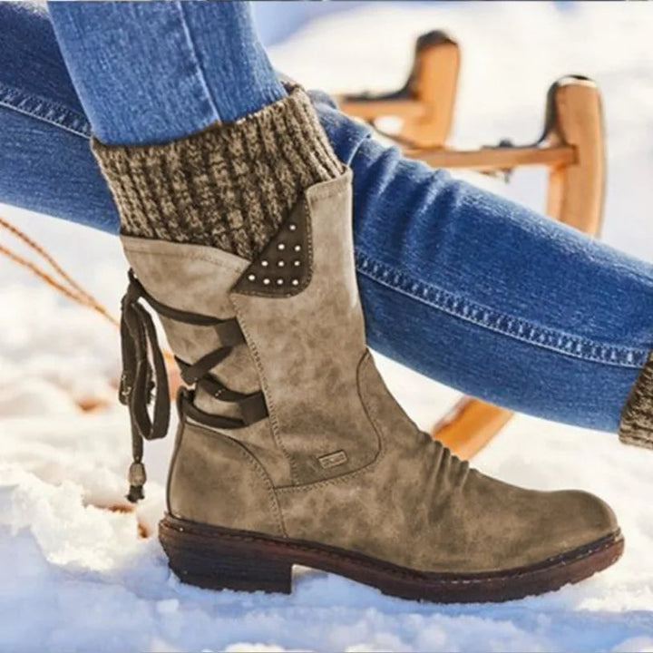 Julia ankle boots styled with jeans, showcasing everyday versatility