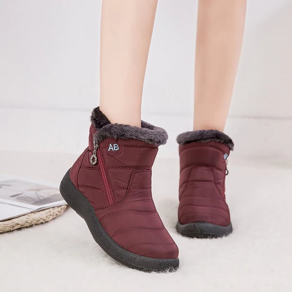 Florimay Lori OrthoFit women's winter boots styled with a midi skirt and tights
