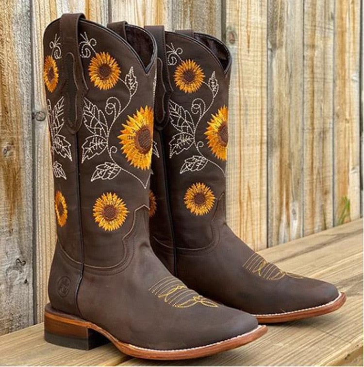Close-up detail of Luna bohemian boots showing soft material texture and contoured silhouette