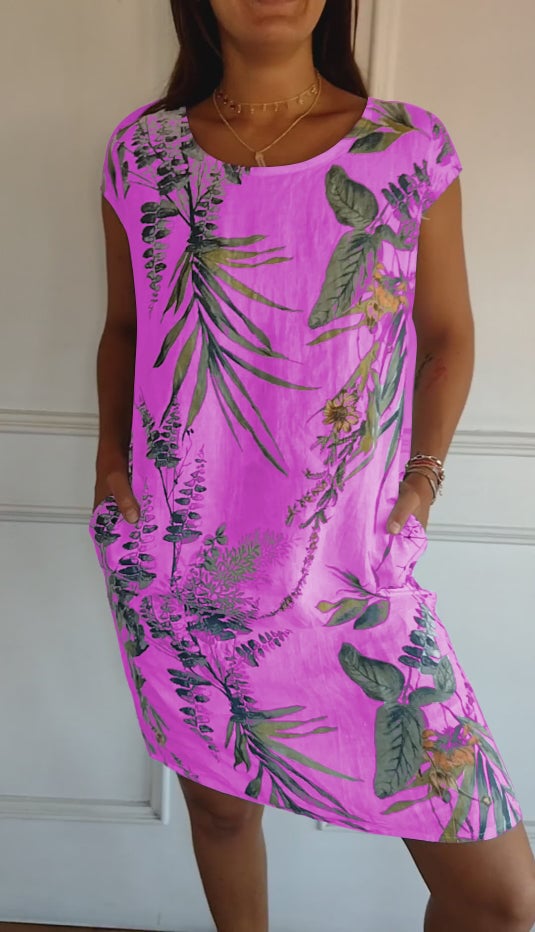 Marilyn dress styled casually with sneakers for a relaxed weekend look