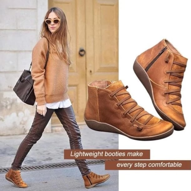 Women's blue support boot highlighting cozy interior lining
