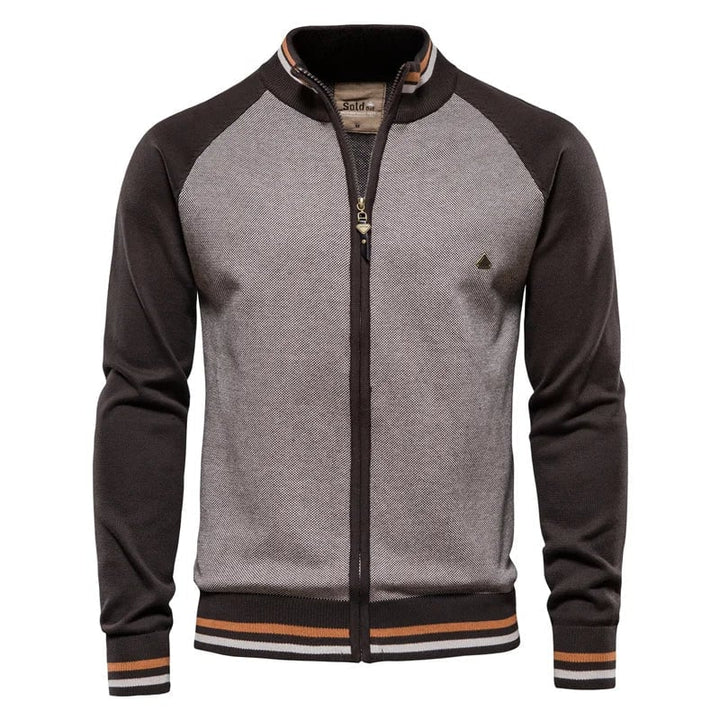 Man layering the Montreal Premium Men's Vest over a button-down shirt for a polished look