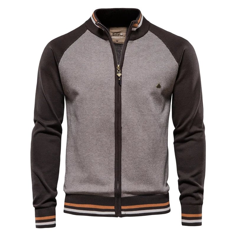 Man layering the Montreal Premium Men's Vest over a button-down shirt for a polished look