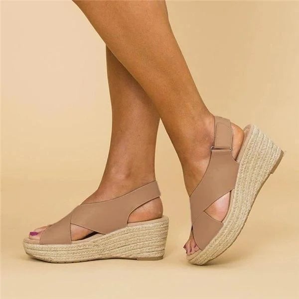 Neve orthopedic sandal in white showing contoured cushioned footbed, top view