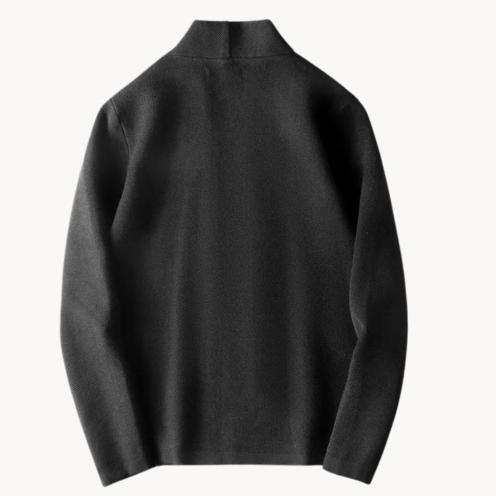 Side view of the Novan men's vest highlighting its streamlined silhouette and minimalist design