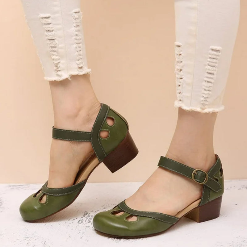 Patti sandals in pink and orange colorways side by side on neutral background