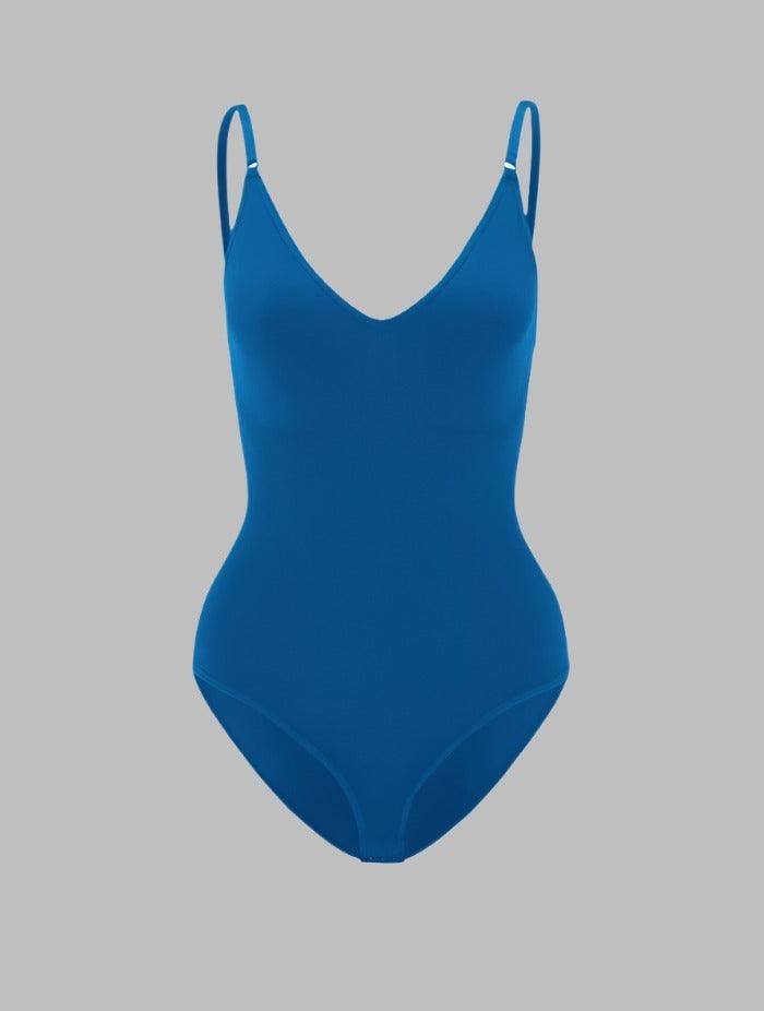 Size range display of the PowerSculpt shapewear bodysuit from XS-S through 5XL