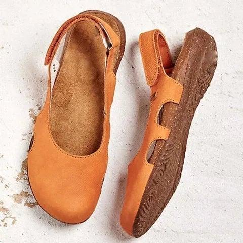 Robin orthopedic sandal in multiple colors: black, pink, blue, and orange on a clean background