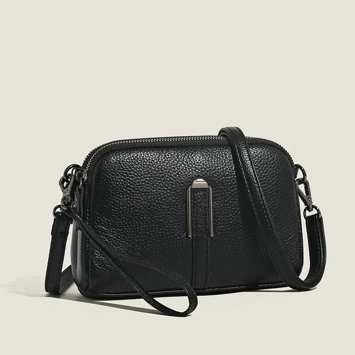 Selinde shoulder bag lifestyle shot showing all five color options side by side
