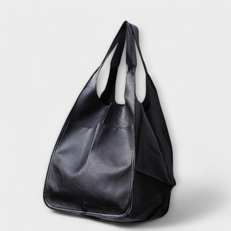 Sigrid Spacious Everyday Bag in a neutral colorway shown from the front against a clean background